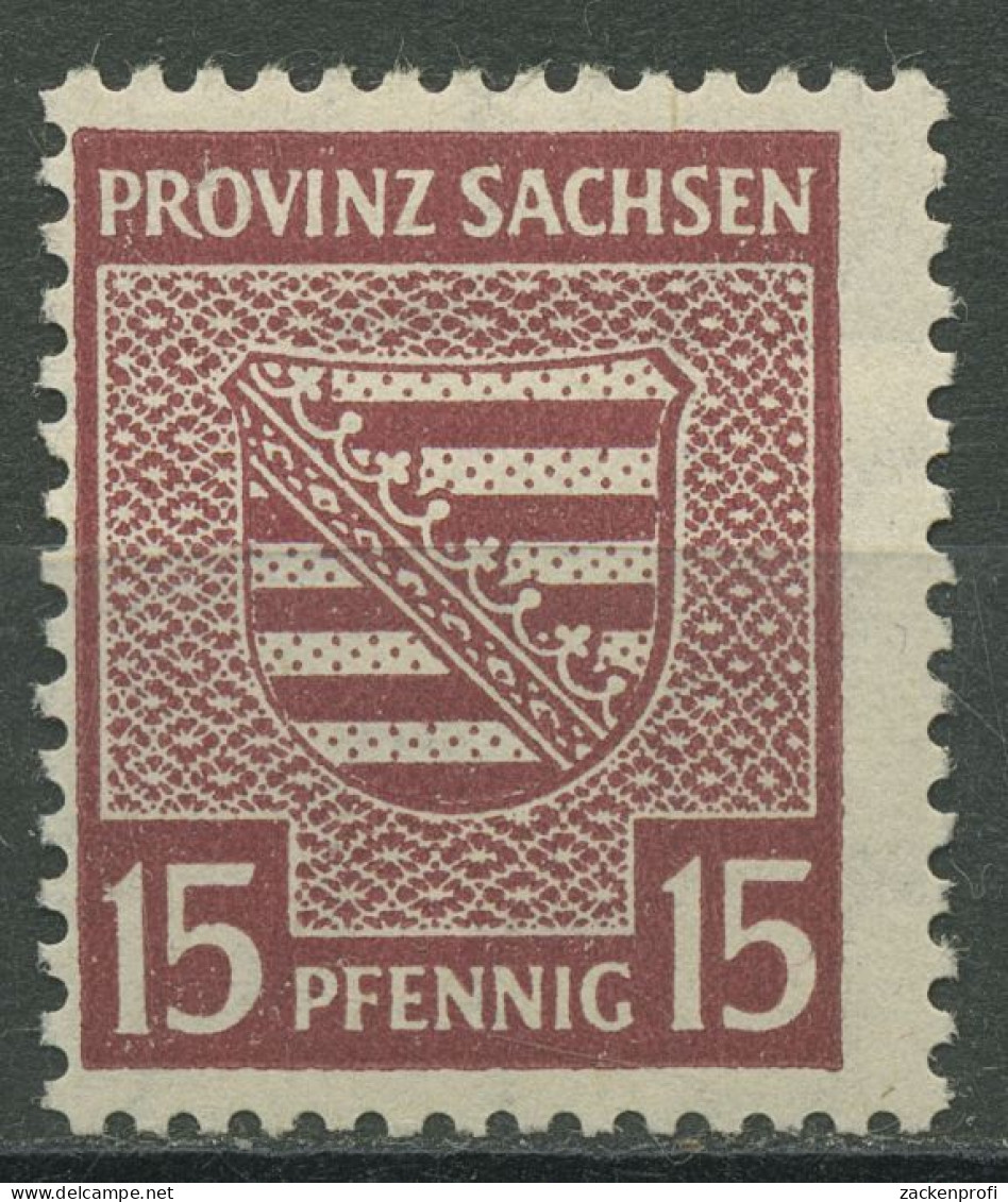 SBZ Provinz Sachsen 1945 Provinzwappen WZ X Fallend, 80 X Postfrisch - Altri & Non Classificati