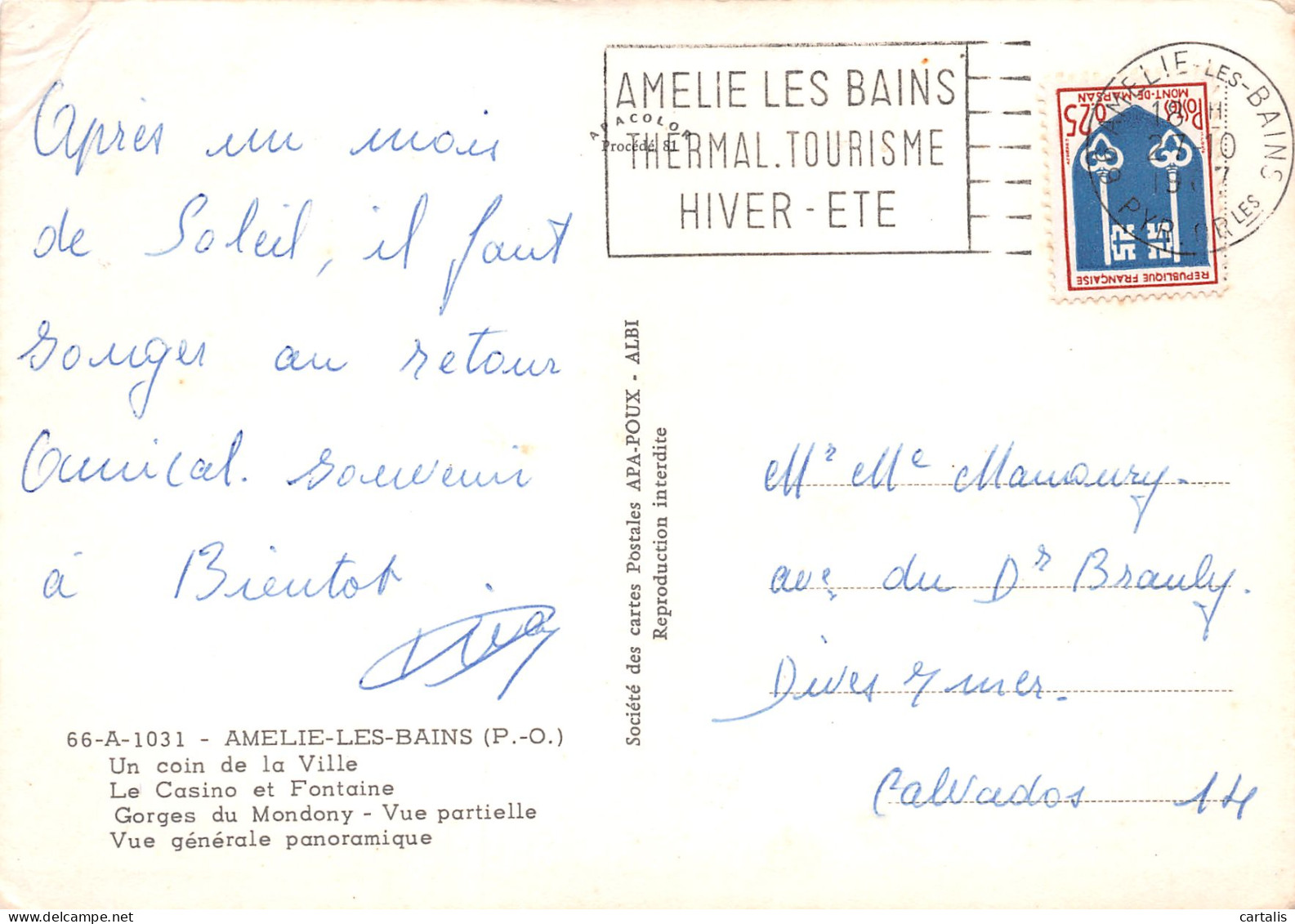 66-AMELIE LES BAINS-N°3777-B/0297 - Otros & Sin Clasificación