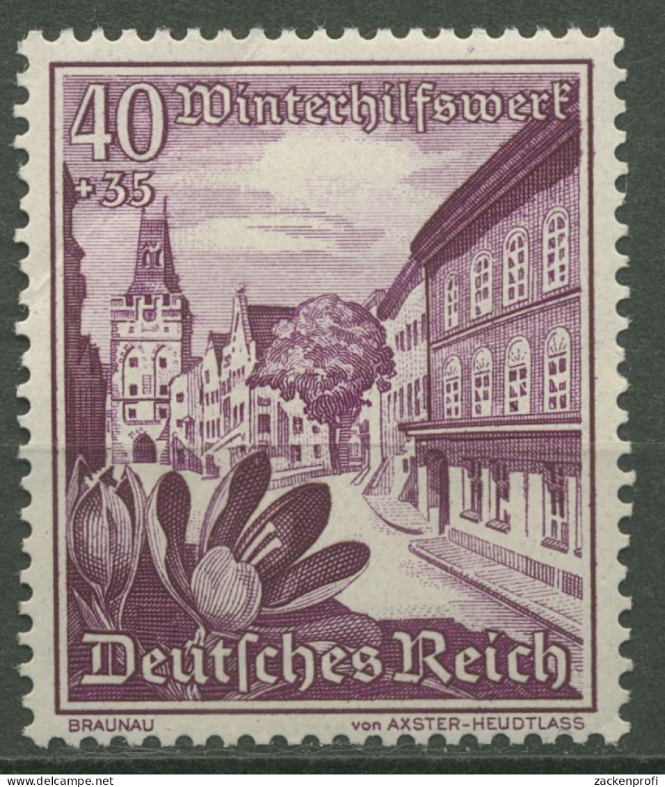 Deutsches Reich 1938 WHW Ostmark 683 Postfrisch, Geknickt (R80712) - Ongebruikt