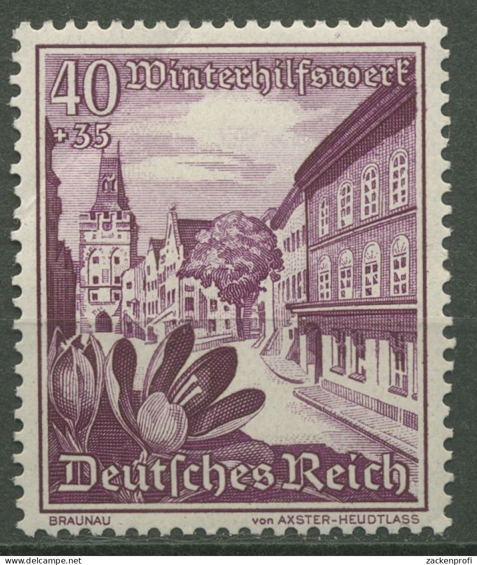 Deutsches Reich 1938 WHW Ostmark 683 Postfrisch, Geknickt (R80712) - Nuevos