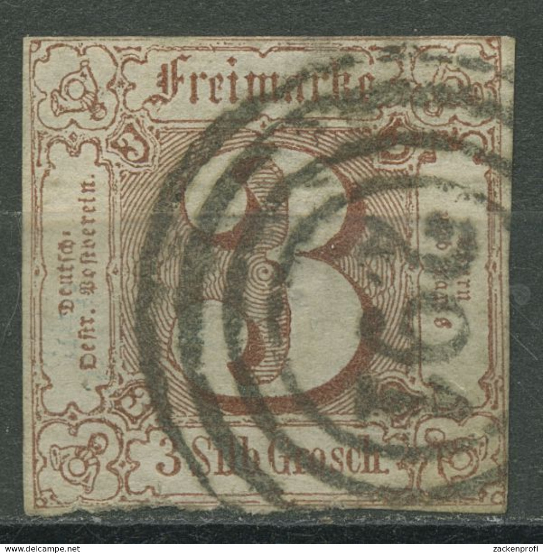 Thurn Und Taxis 1859/61 3 Sgr. 17 Gestempelt - Other & Unclassified