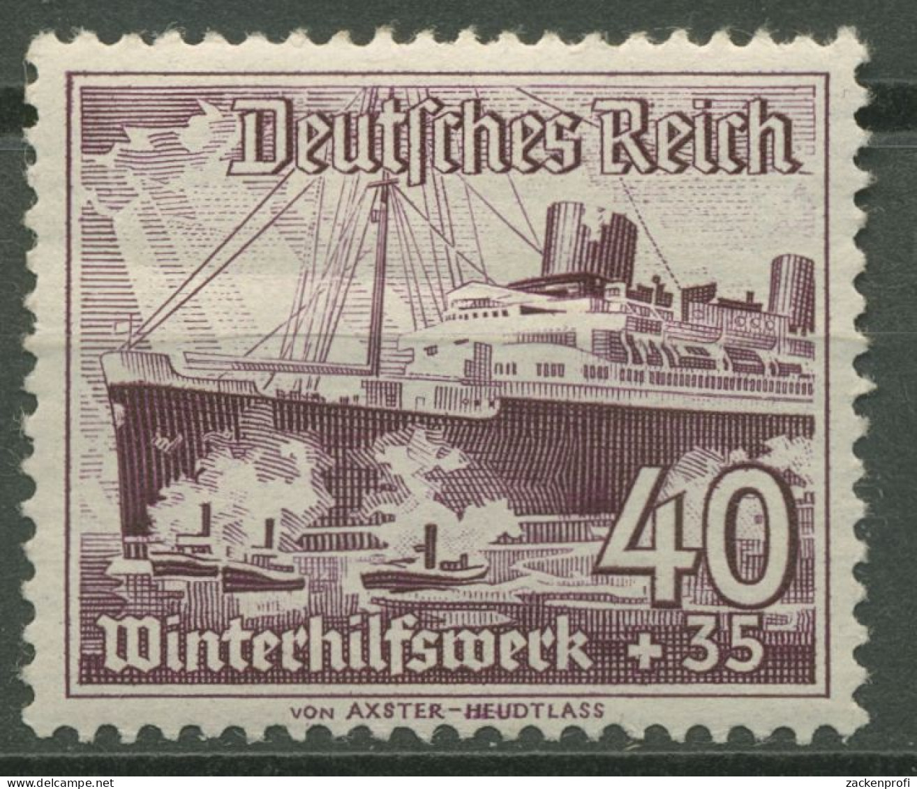Deutsches Reich 1937 WHW Schiffe 659 Mit Falz (R80702) - Neufs