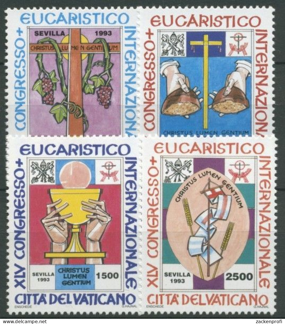 Vatikan 1993 Internationaler Eucharistischer Kongreß Sevilla 1093/96 Postfrisch - Unused Stamps