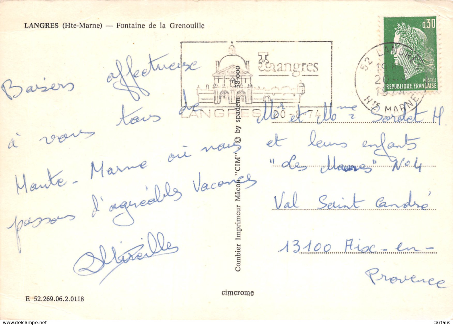 52-LANGRES-N°3777-B/0065 - Langres