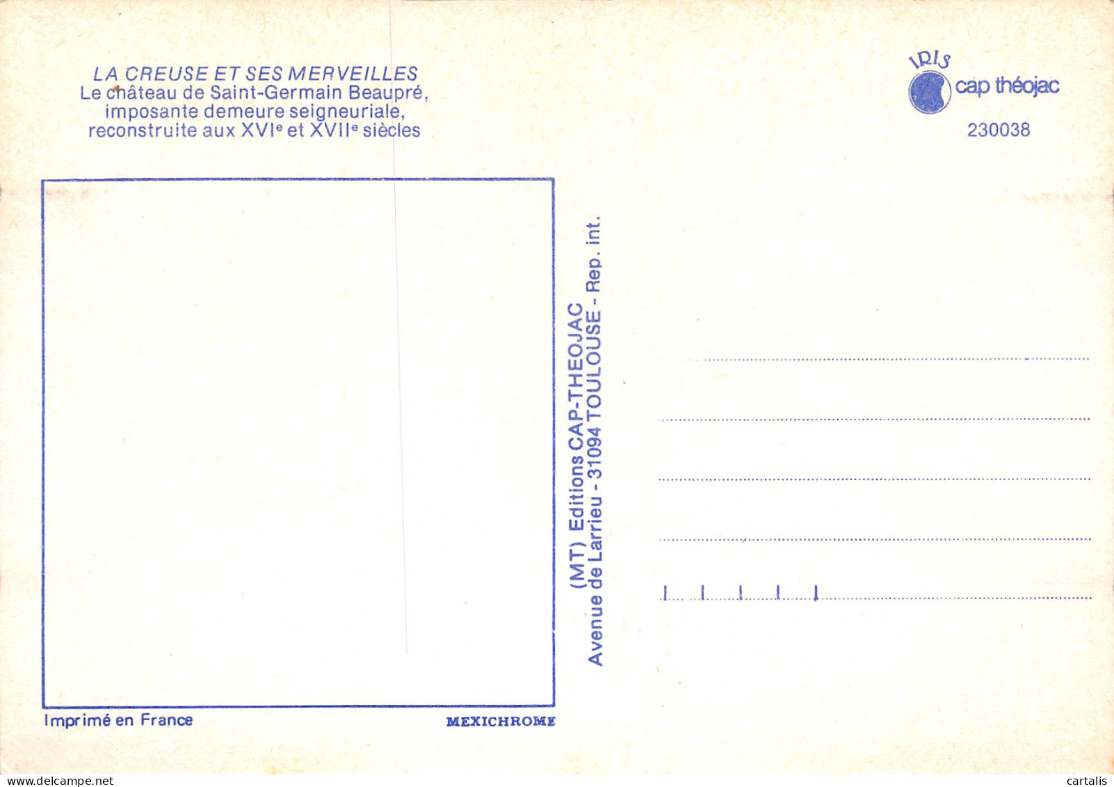 23-SAINT GERMAIN BEAUPRE-N°3777-A/0361 - Other & Unclassified