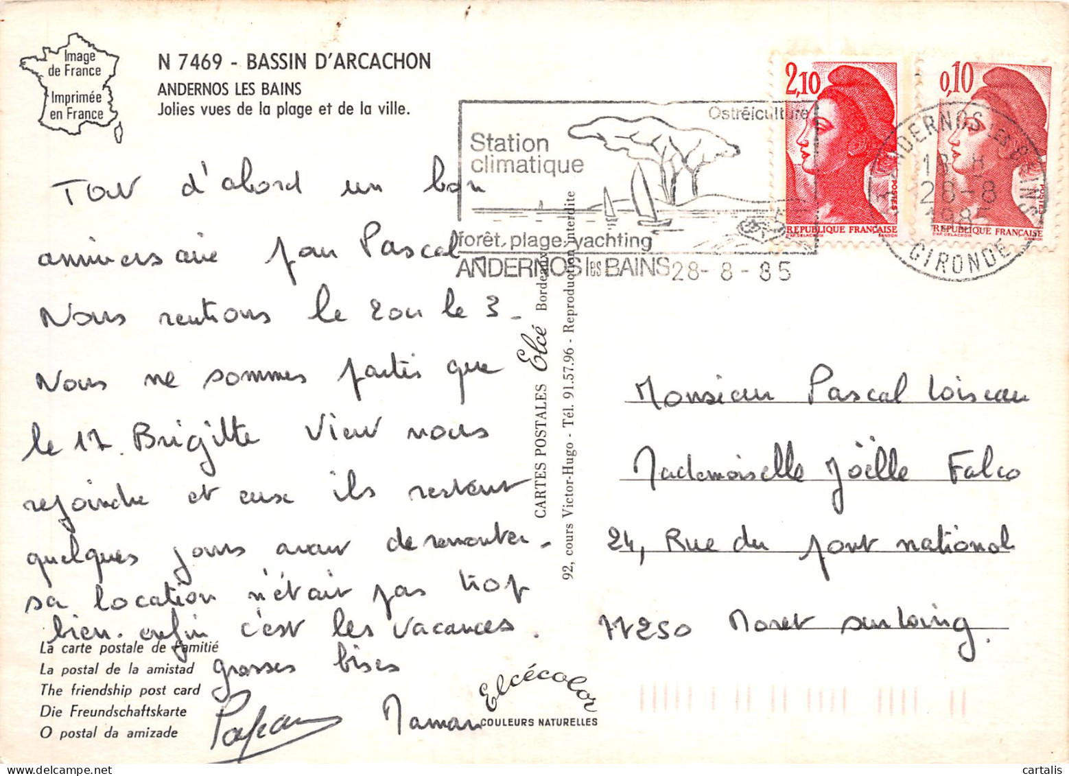 33-BASSIN D ARCACHON-N°3778-A/0149 - Autres & Non Classés