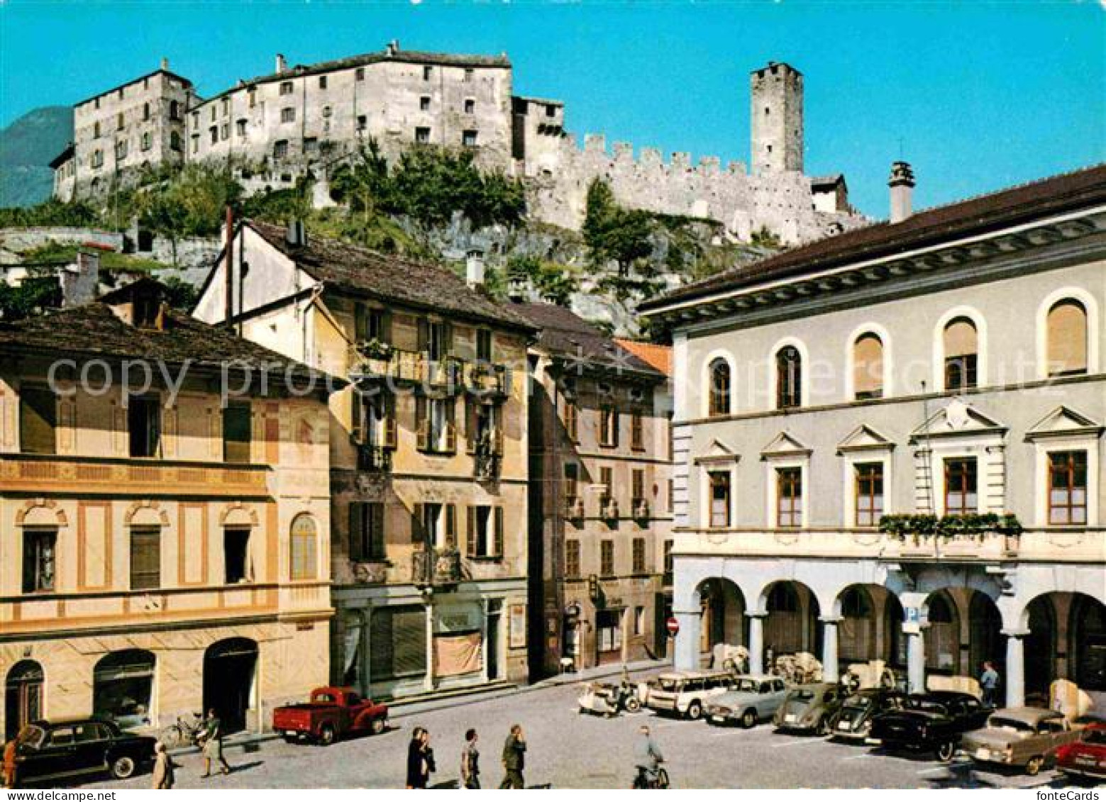 12889591 Bellinzona Piazza Collegiata E Castello Uri Bellinzona - Otros & Sin Clasificación