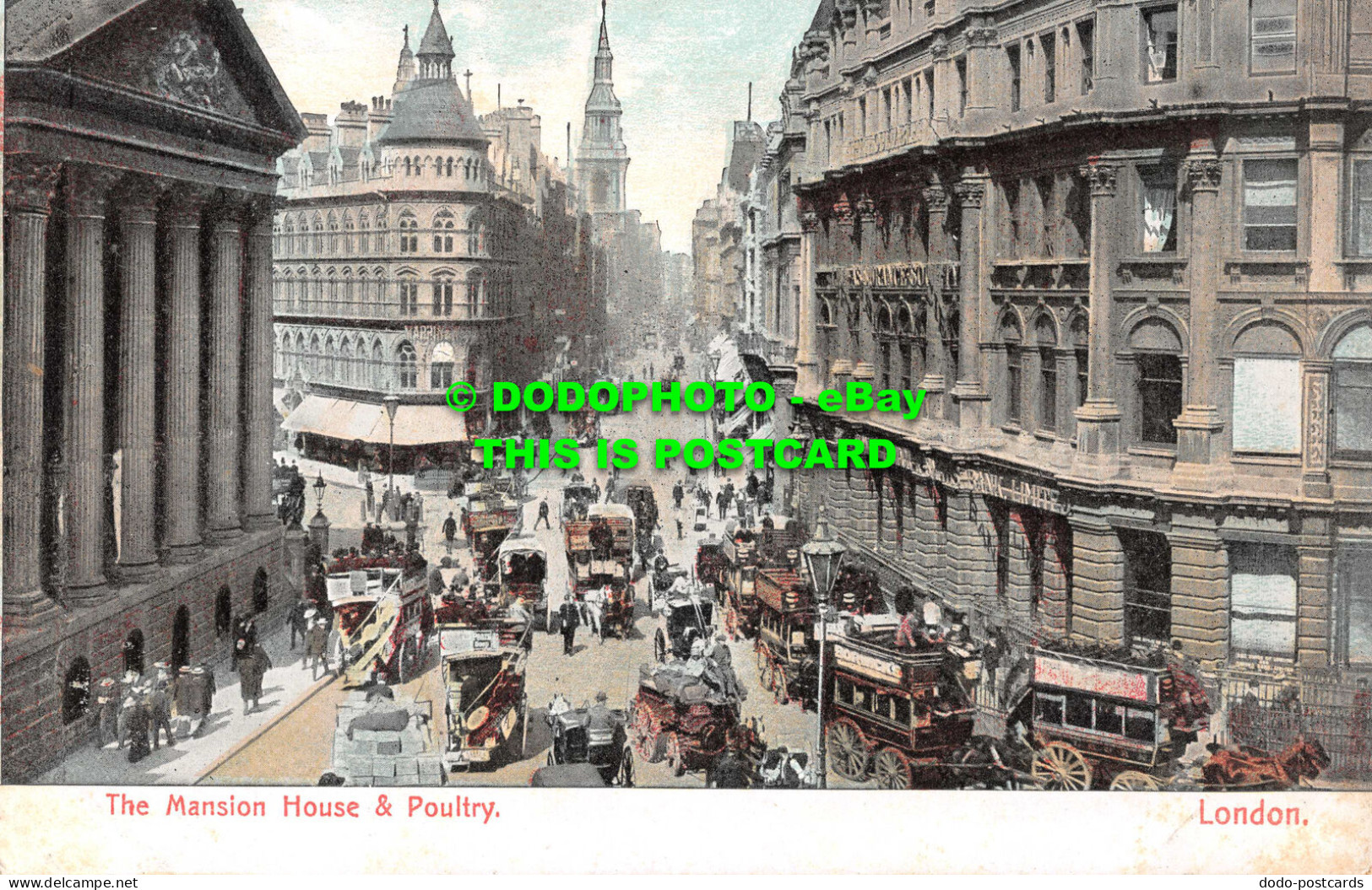 R531681 London. The Mansion House And Poultry - Andere & Zonder Classificatie