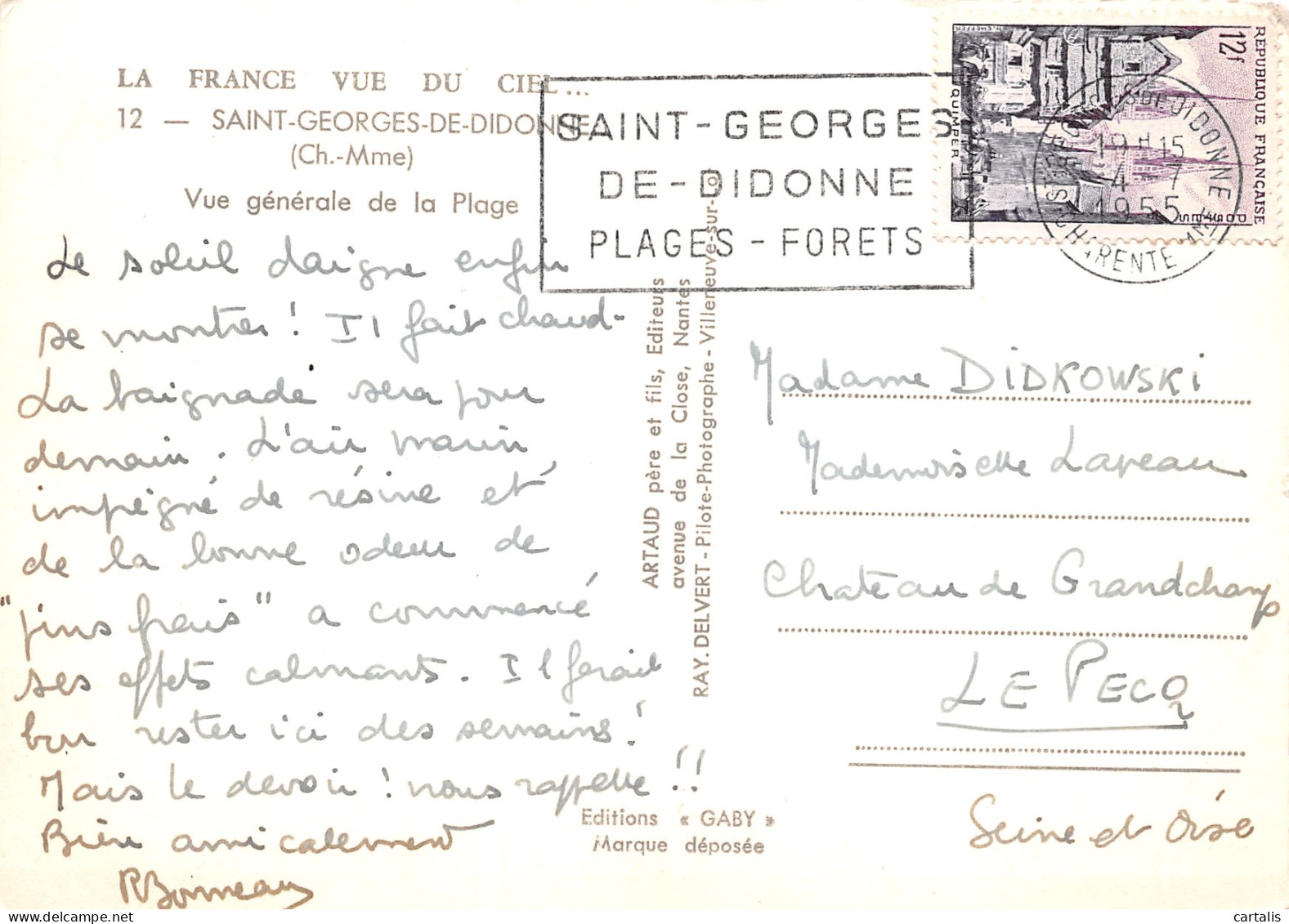 17-SAINT GEORGES DE DIDONNE-N°3777-D/0183 - Saint-Georges-de-Didonne