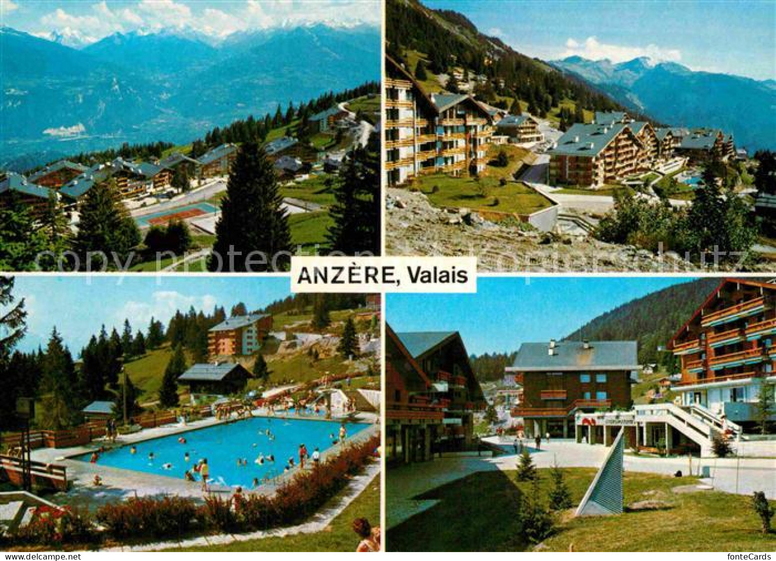 12889212 Anzere Freibad Ueberbauung Anzere - Other & Unclassified