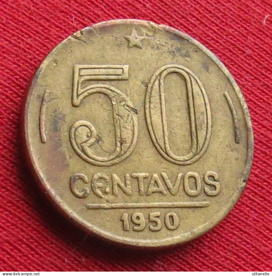 Brazil 50 Centavos 1950 Brasil Bresil Brazilie Brasile W ºº - Brazilië