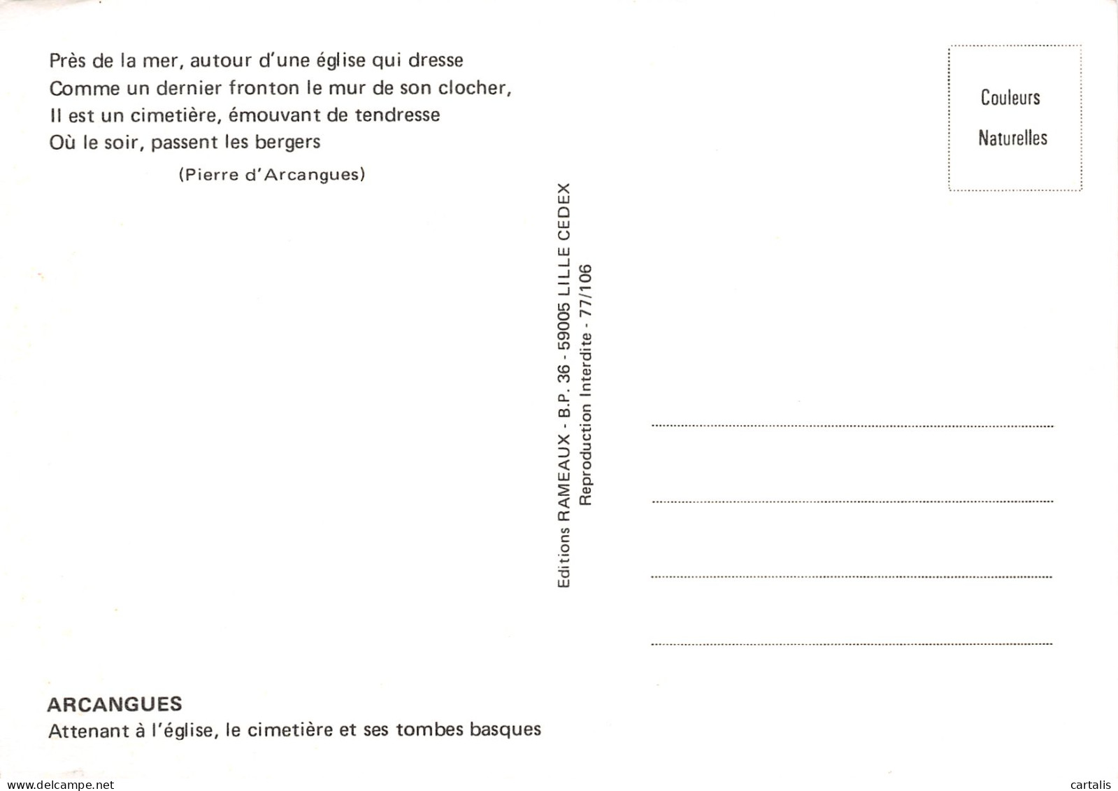 64-ARCANGUES-N°3778-C/0397 - Autres & Non Classés