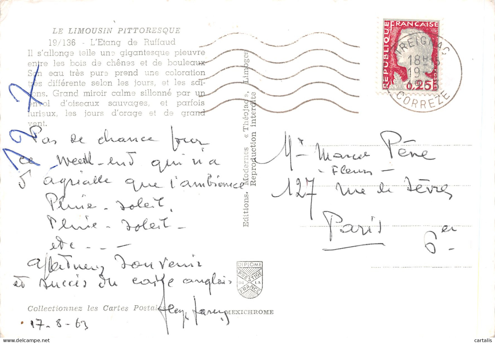 19-LIMOUSIN-N°3778-C/0317 - Other & Unclassified