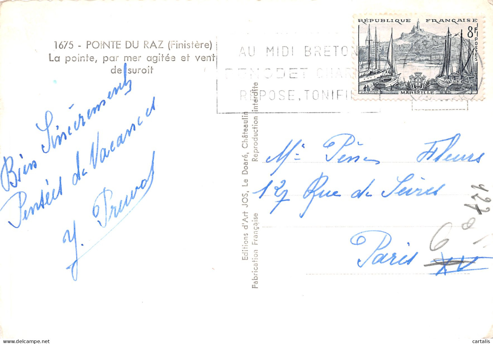 29-POINTE DU RAZ-N°3778-C/0323 - Other & Unclassified