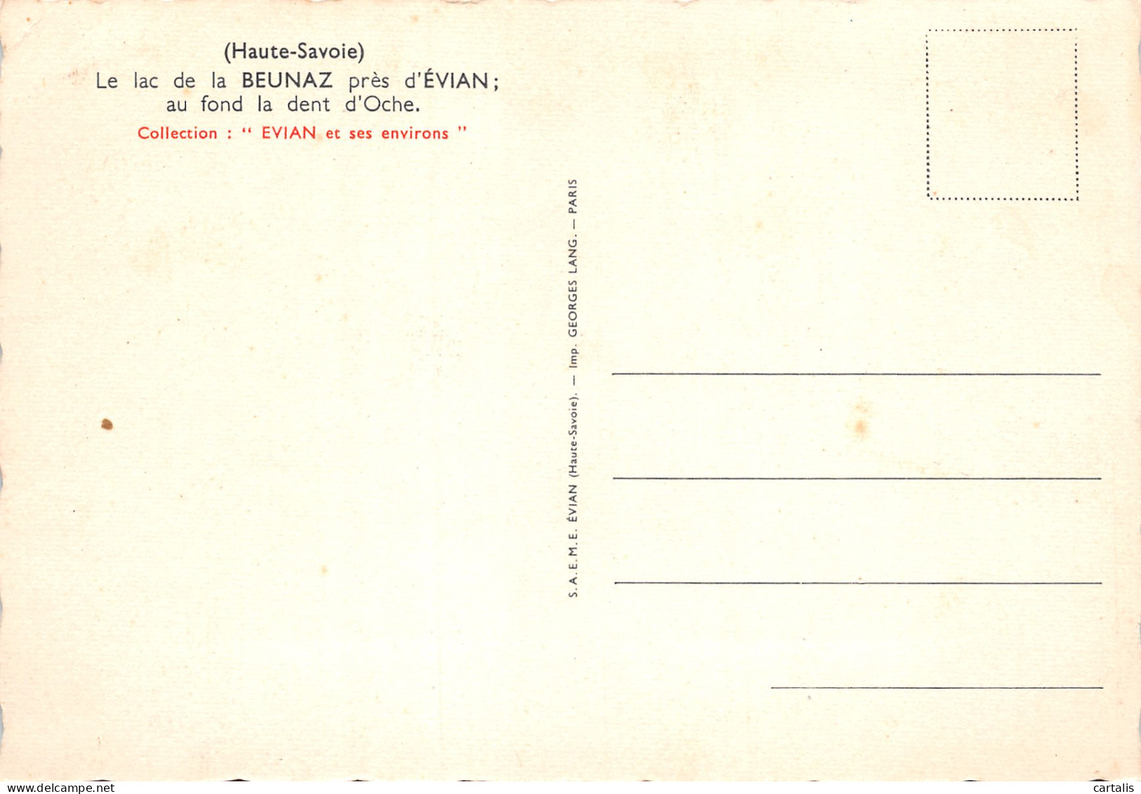 74-LA BEUNAZ-N°3778-C/0025 - Other & Unclassified