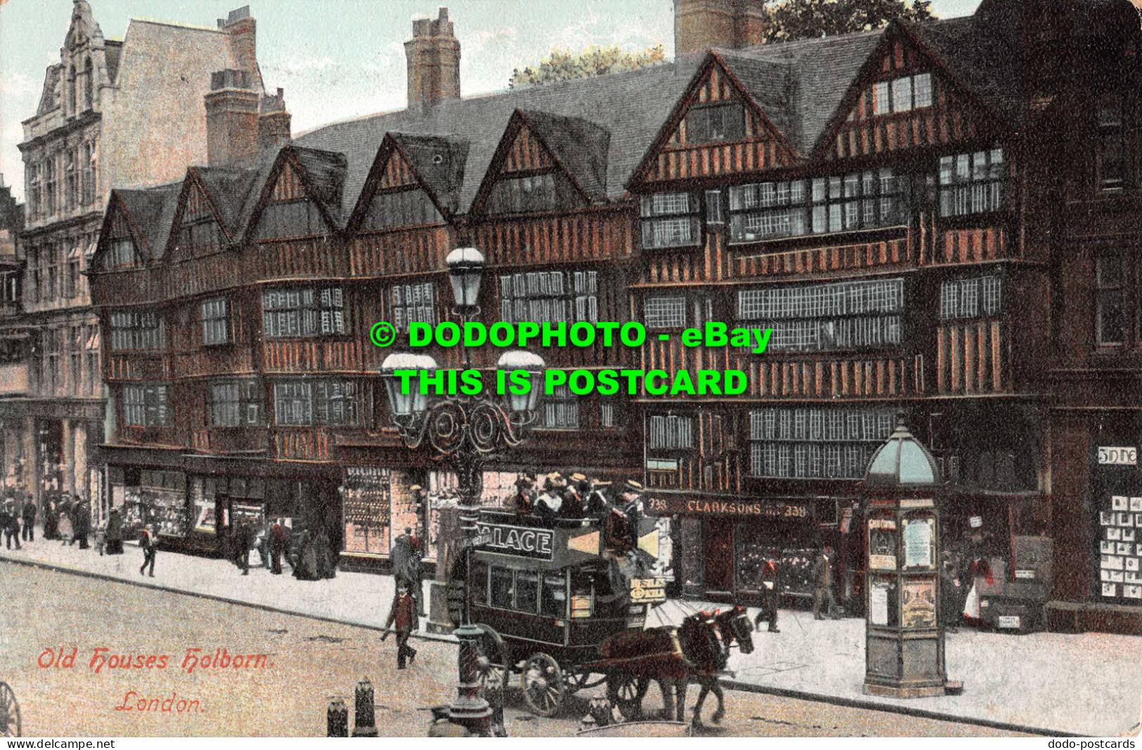 R531262 Old Houses Holborn. London. 1906 - Autres & Non Classés