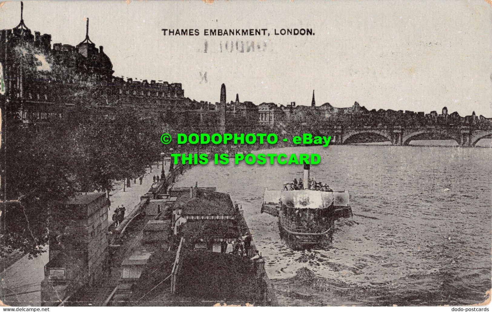 R531263 Thames Embankment. London. Auto Photo Press - Andere & Zonder Classificatie