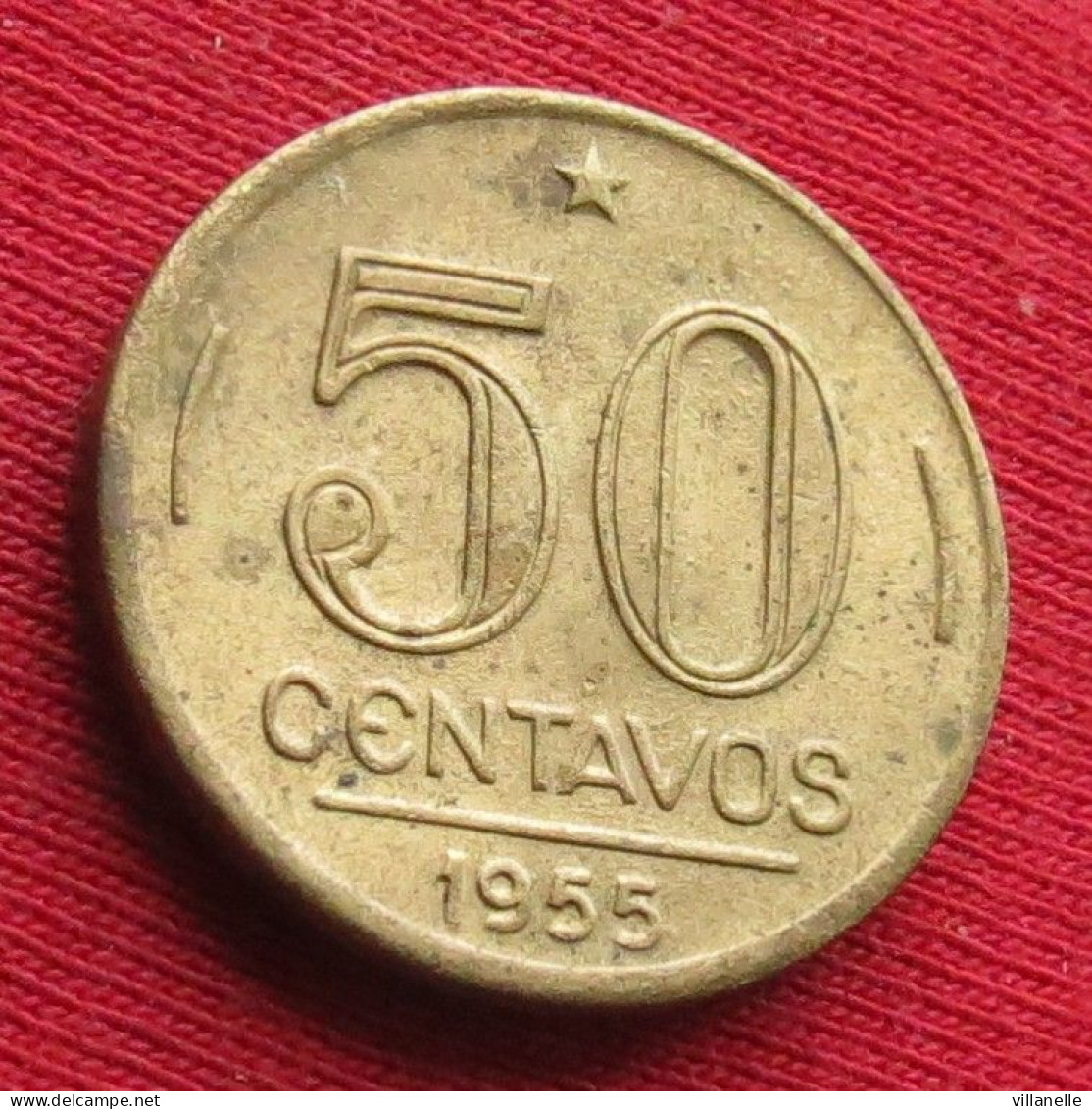 Brazil 50 Centavos 1955 Brasil Bresil Brazilie Brasile W ºº - Brazilië