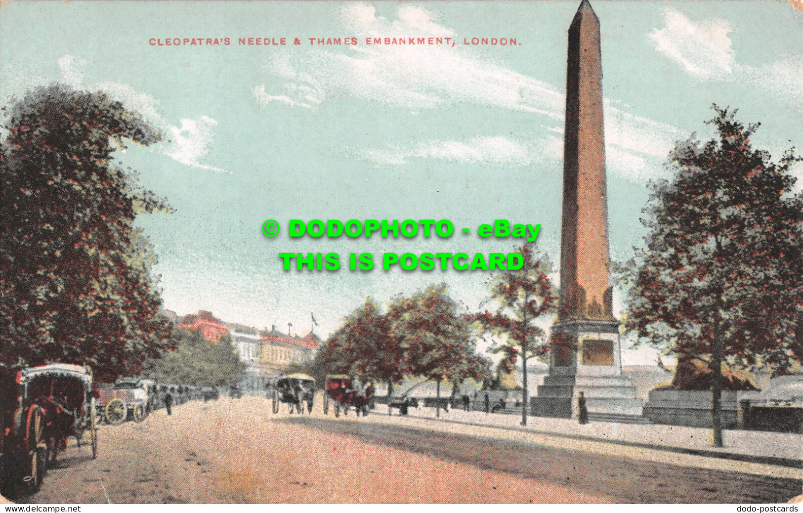 R531265 Cleopatras Needle And Thames Embankment. London - Andere & Zonder Classificatie