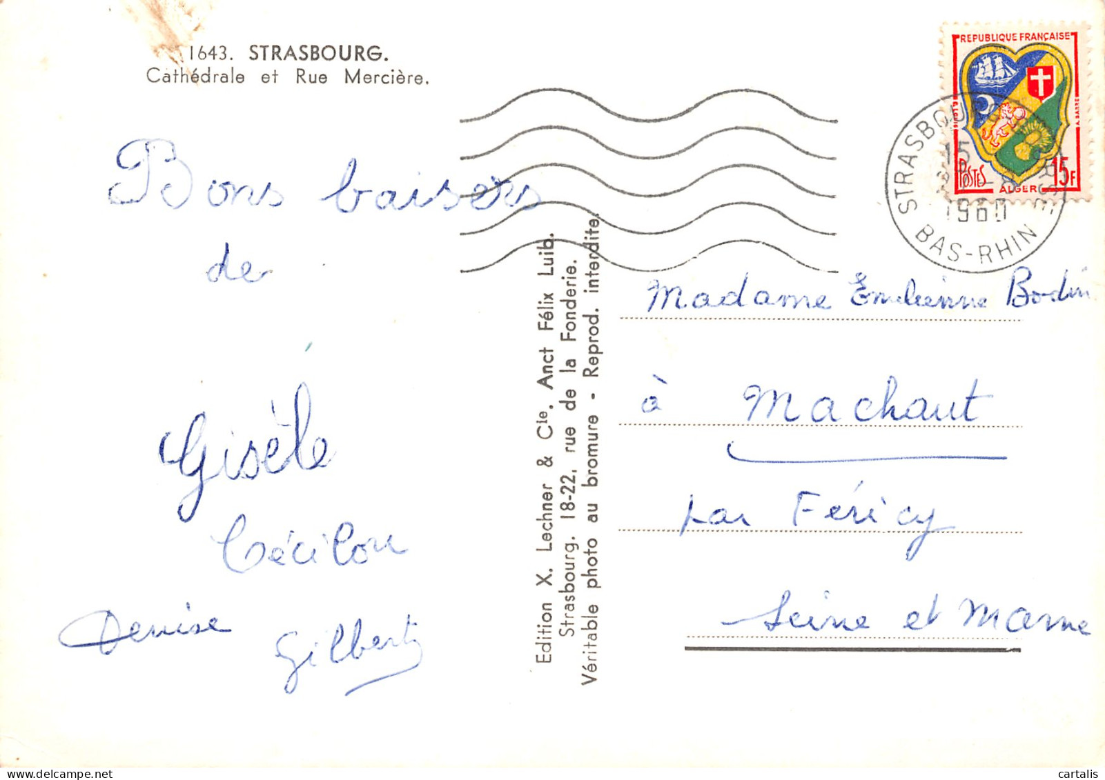 67-STRASBOURG-N°3779-A/0241 - Strasbourg