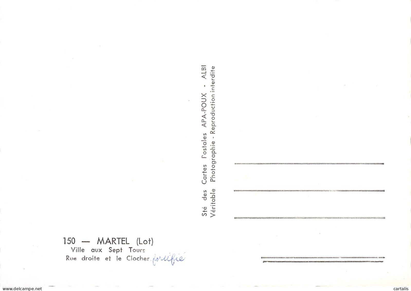 46-MARTEL-N°3779-A/0161 - Sonstige & Ohne Zuordnung