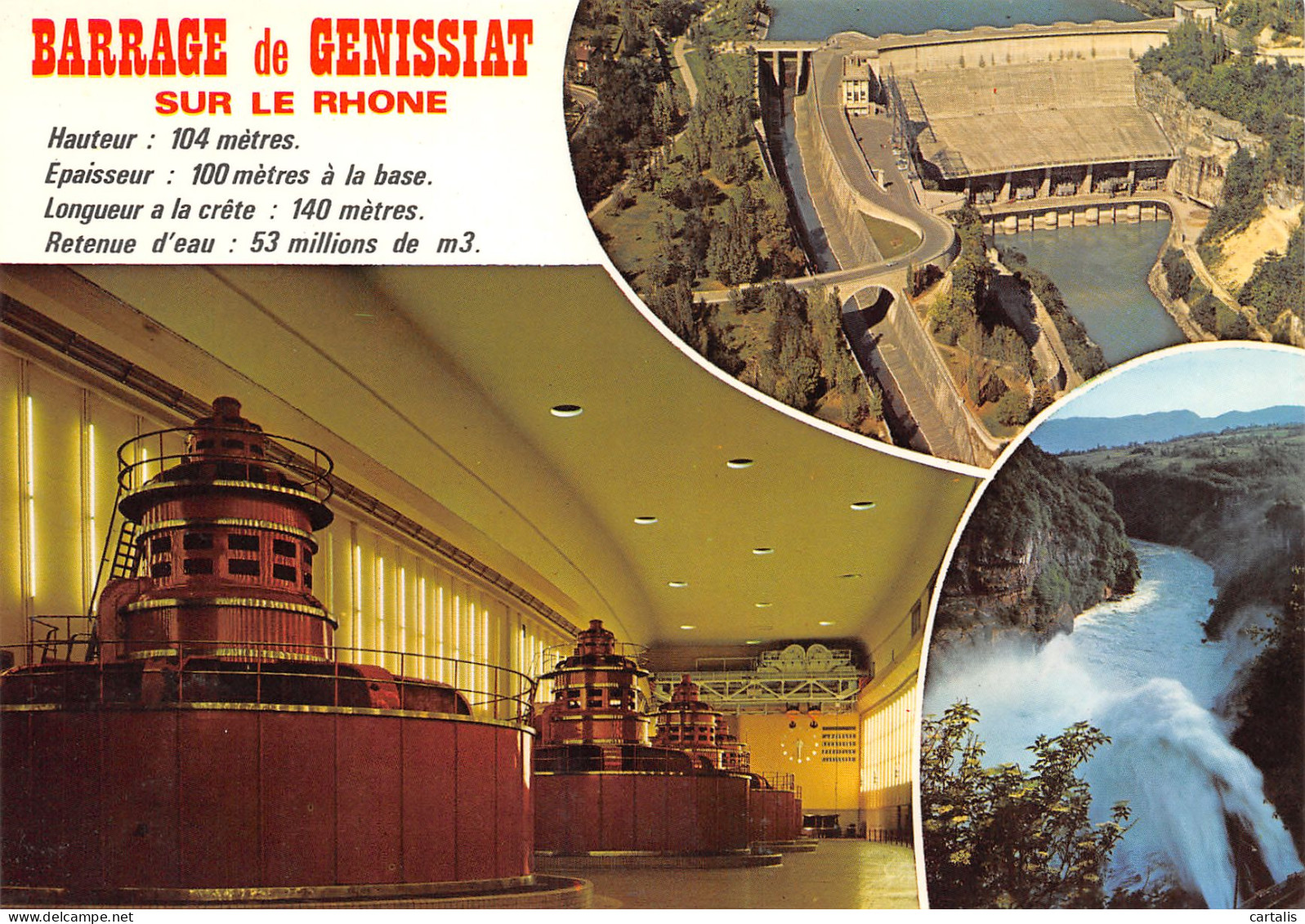 01-BARRAGE DE GENISSIAT-N°3779-A/0093 - Non Classés