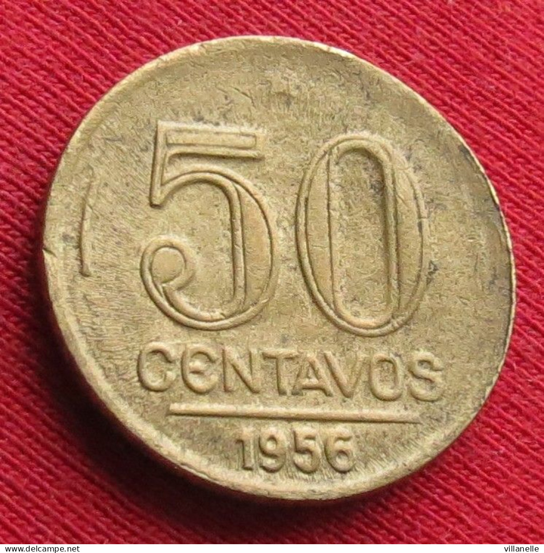 Brazil 50 Centavos 1956 Brasil Bresil Brazilie Brasile W ºº - Brasile