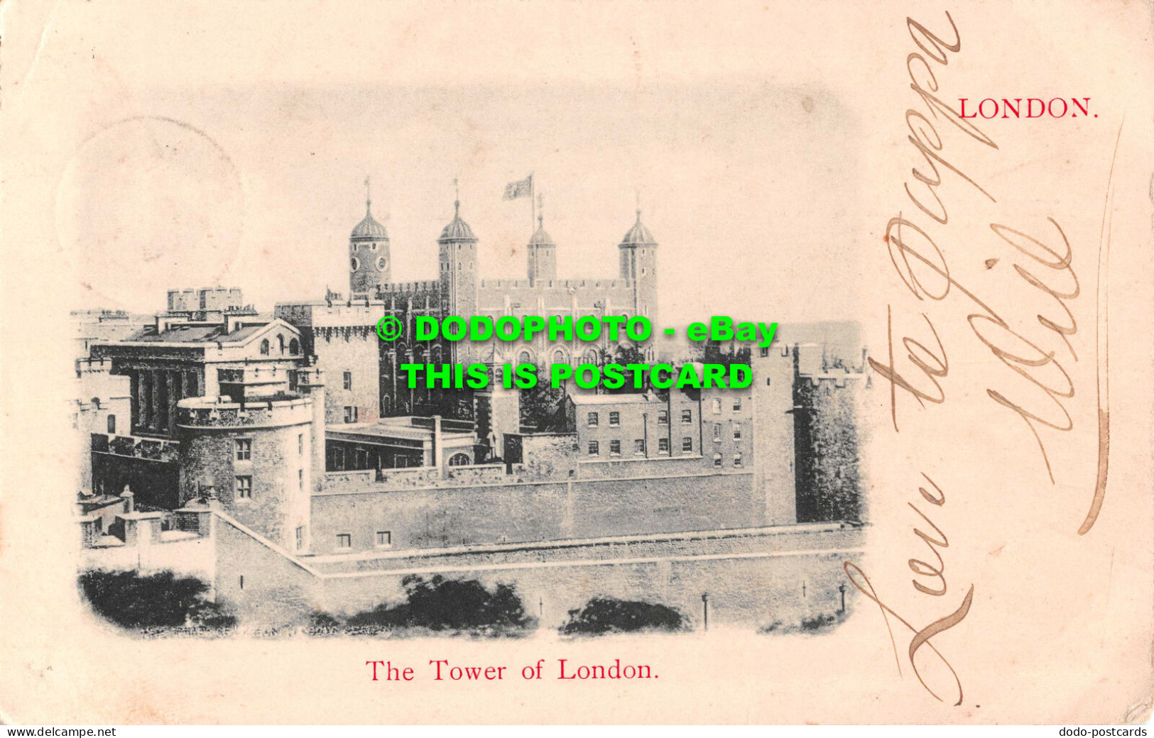 R531271 Tower Of London. London. 1903 - Autres & Non Classés