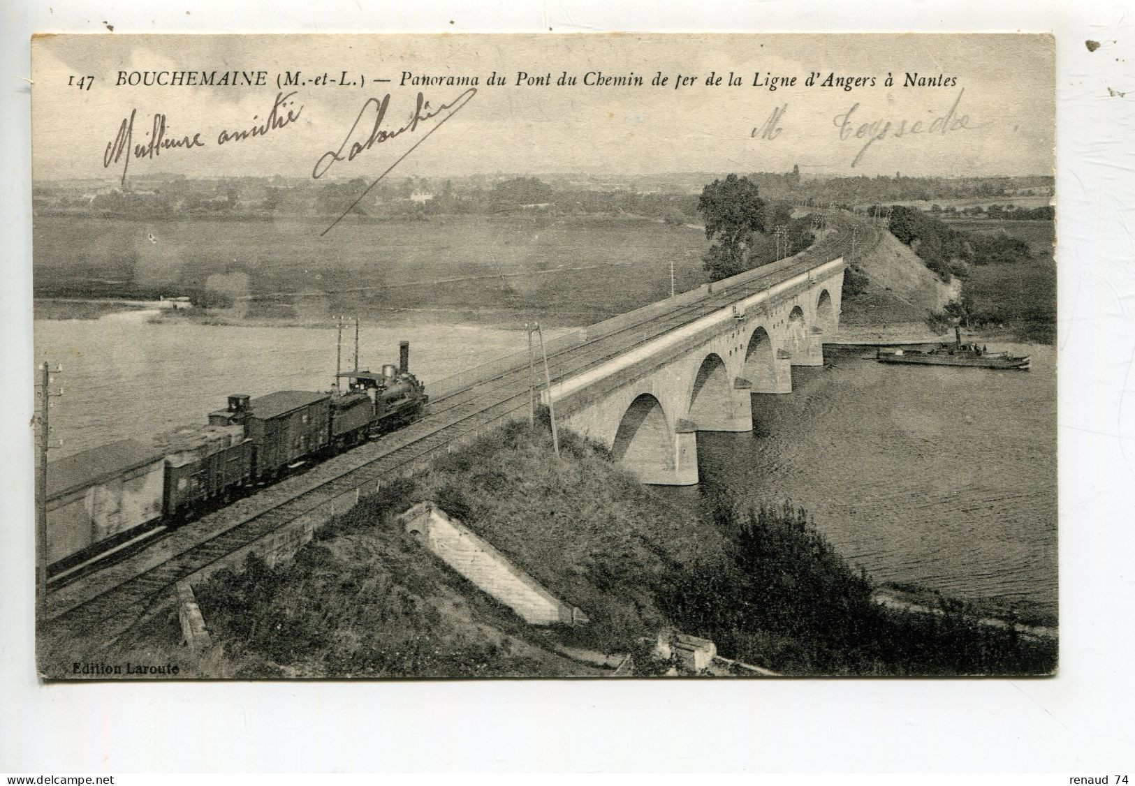 Bouchemaine Train Pont Du Chemin De Fer - Sonstige & Ohne Zuordnung