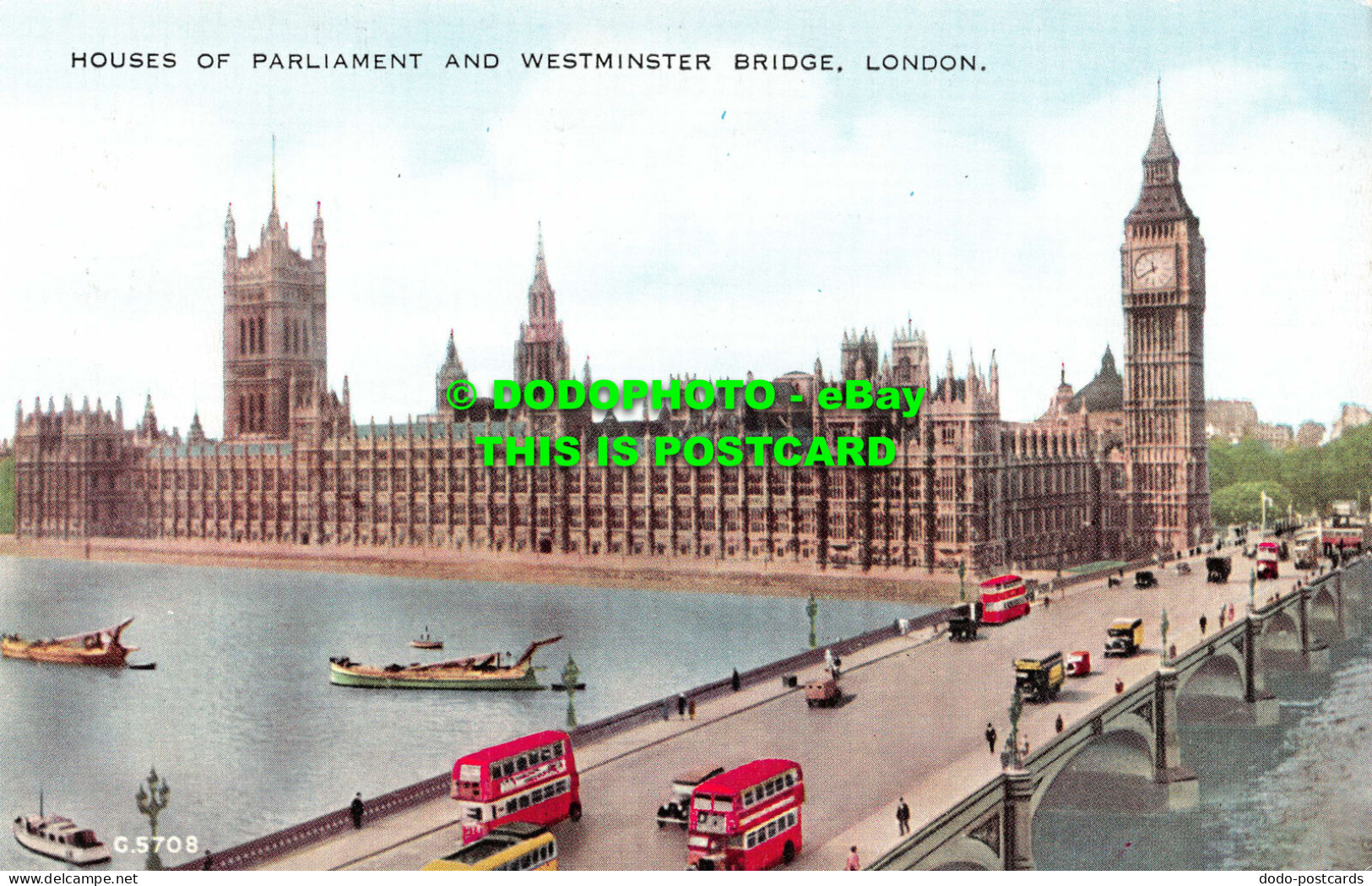 R531708 London. Houses Of Parliament And Westminster Bridge. Valentine. Valesque - Sonstige & Ohne Zuordnung