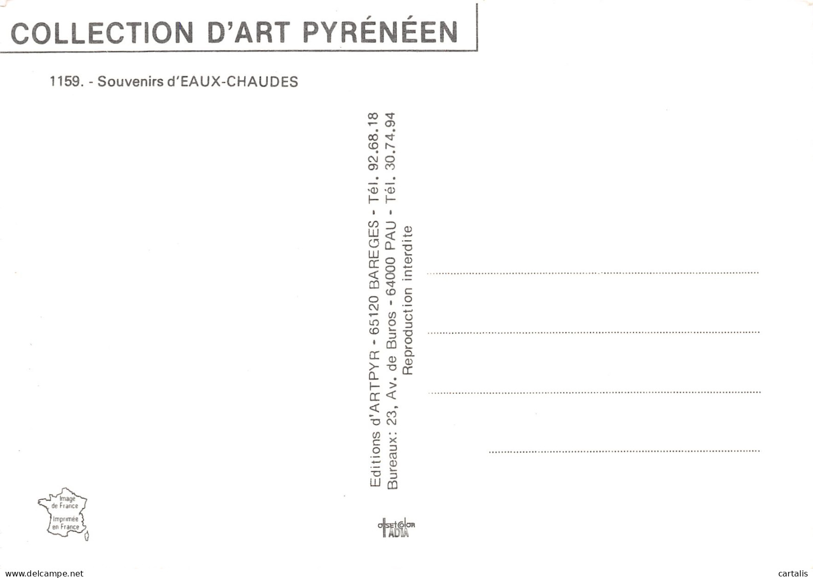 64-EAUX CHAUDES-N°3778-D/0281 - Other & Unclassified