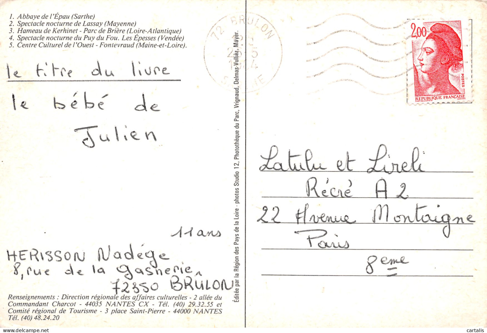 72-PAYS DE LA LOIRE MULTI VUES-N°3778-D/0259 - Sonstige & Ohne Zuordnung