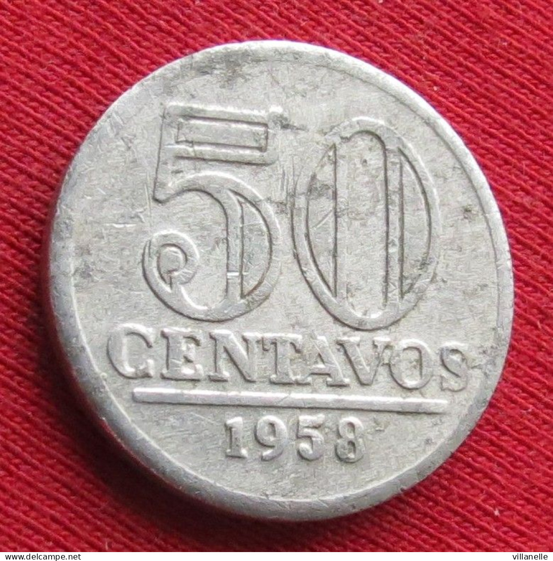 Brazil 50 Centavos 1958 Brasil Bresil Brazilie Brasile W ºº - Brasil