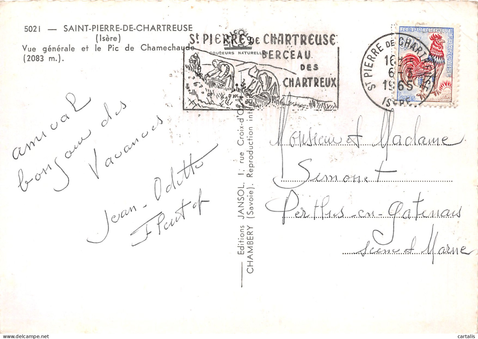 38-SAINT PIERRE DE CHARTREUSE-N°3778-D/0197 - Other & Unclassified
