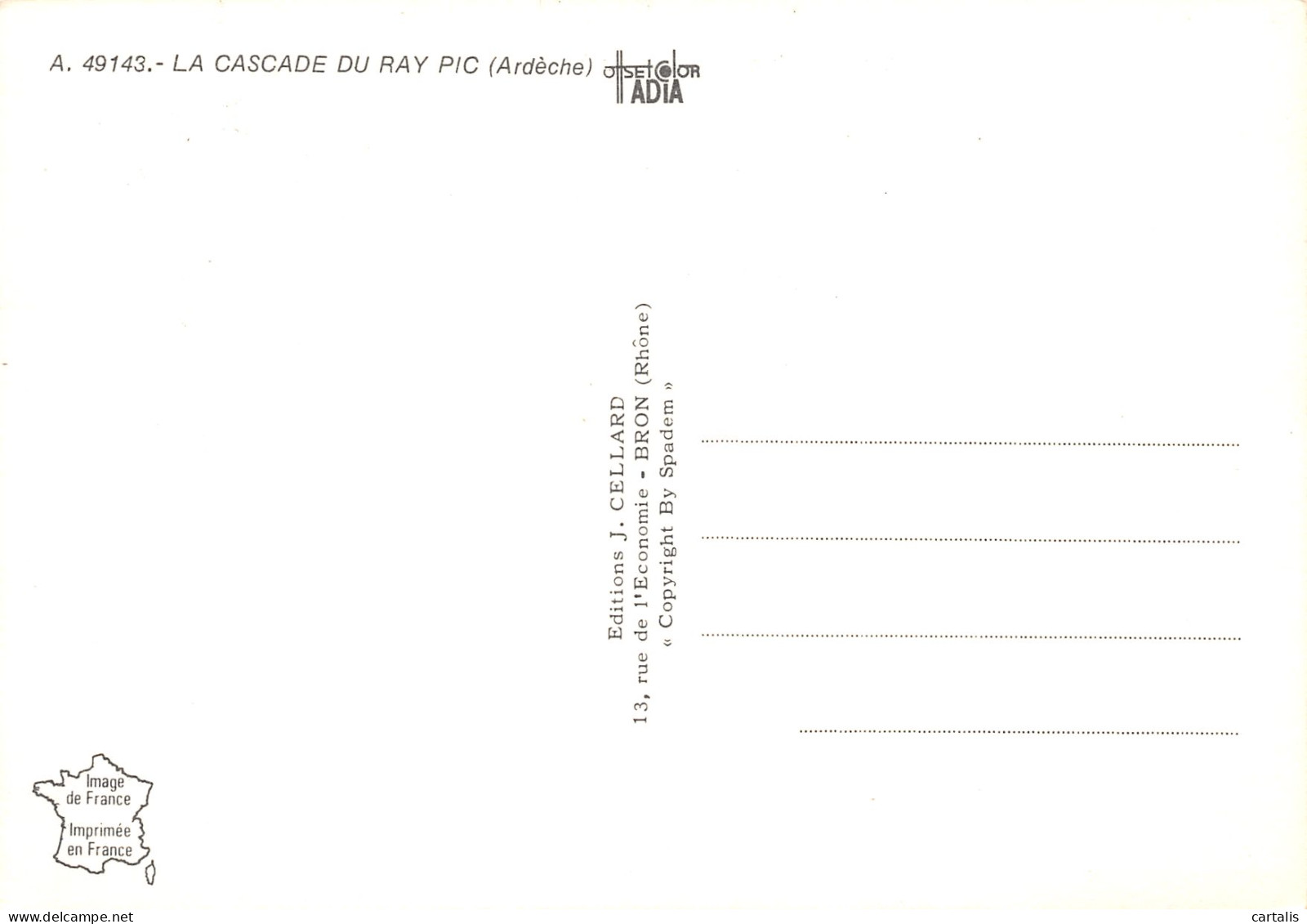 07-CASCADE DU RAY PIC-N°3779-D/0243 - Other & Unclassified