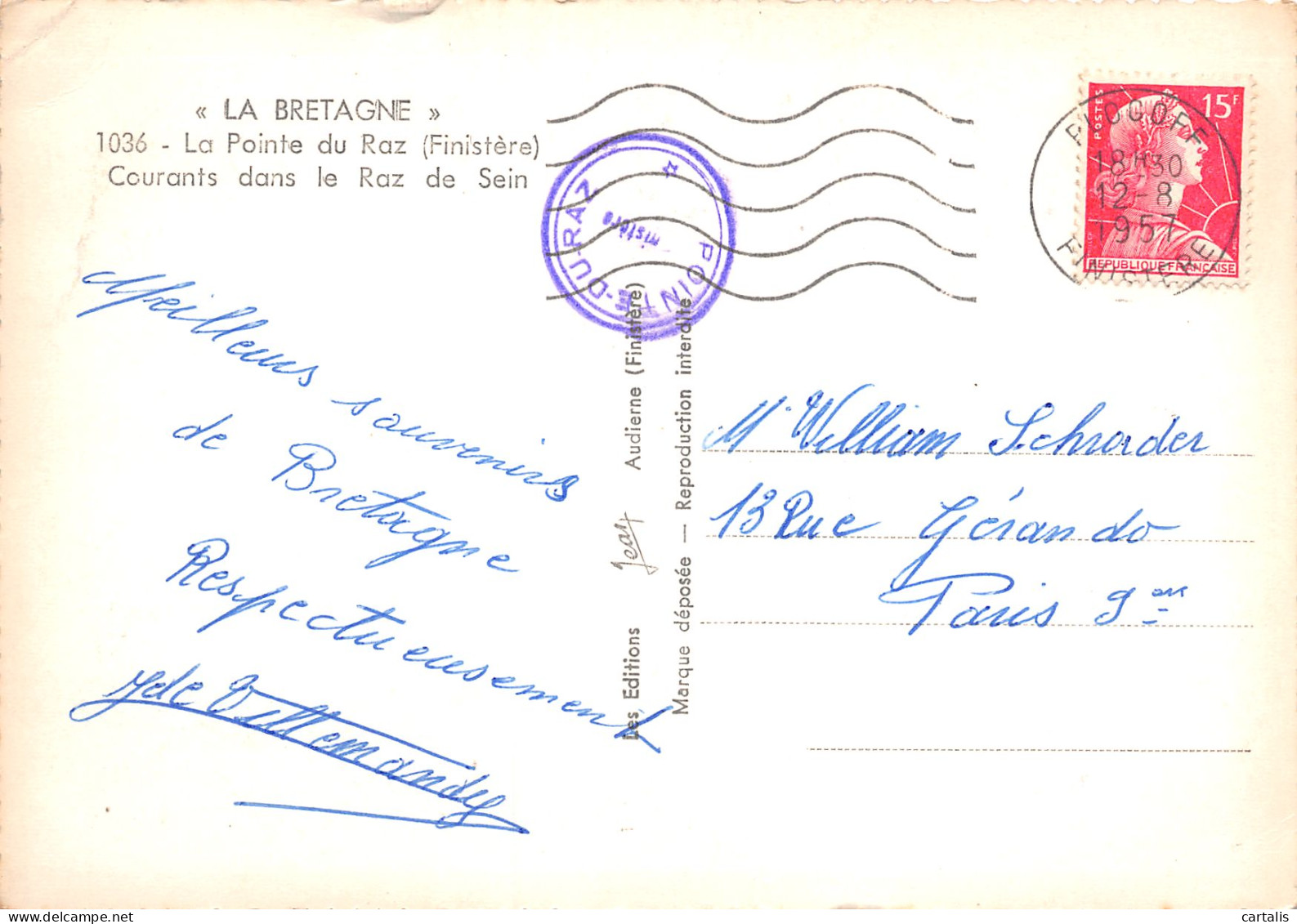 29-POINTE DU RAZ-N°3779-C/0381 - Other & Unclassified