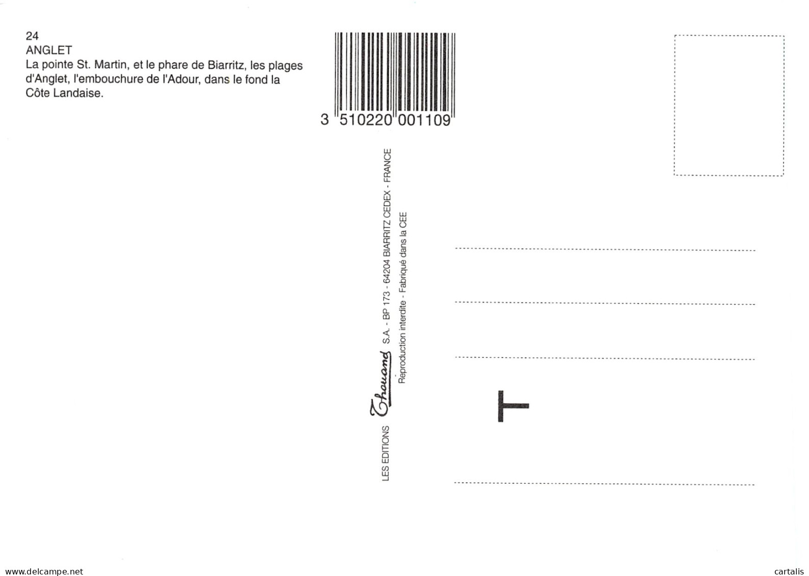 64-ANGLET-N°3779-B/0115 - Other & Unclassified