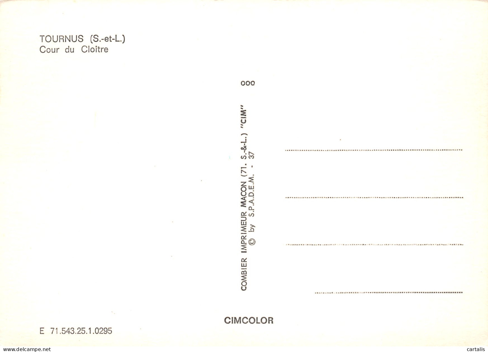 71-TOURNUS-N°3780-A/0131 - Other & Unclassified