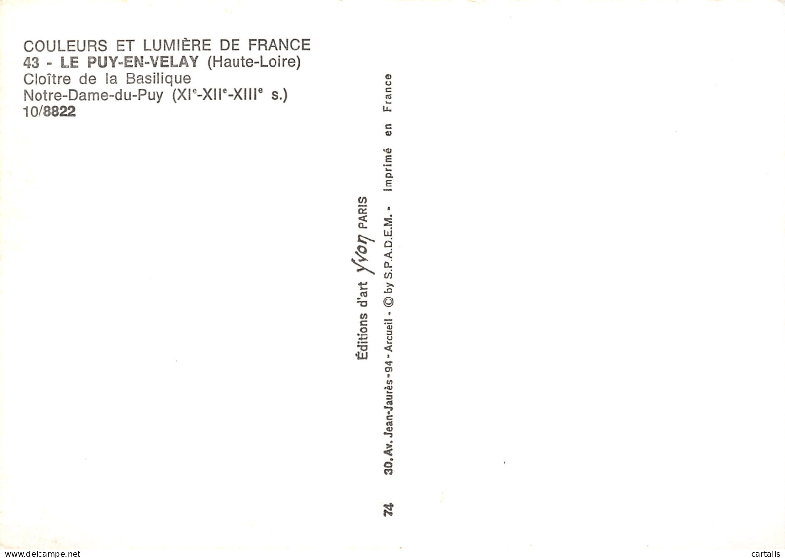 43-LE PUY EN VELAY-N°3780-A/0105 - Le Puy En Velay