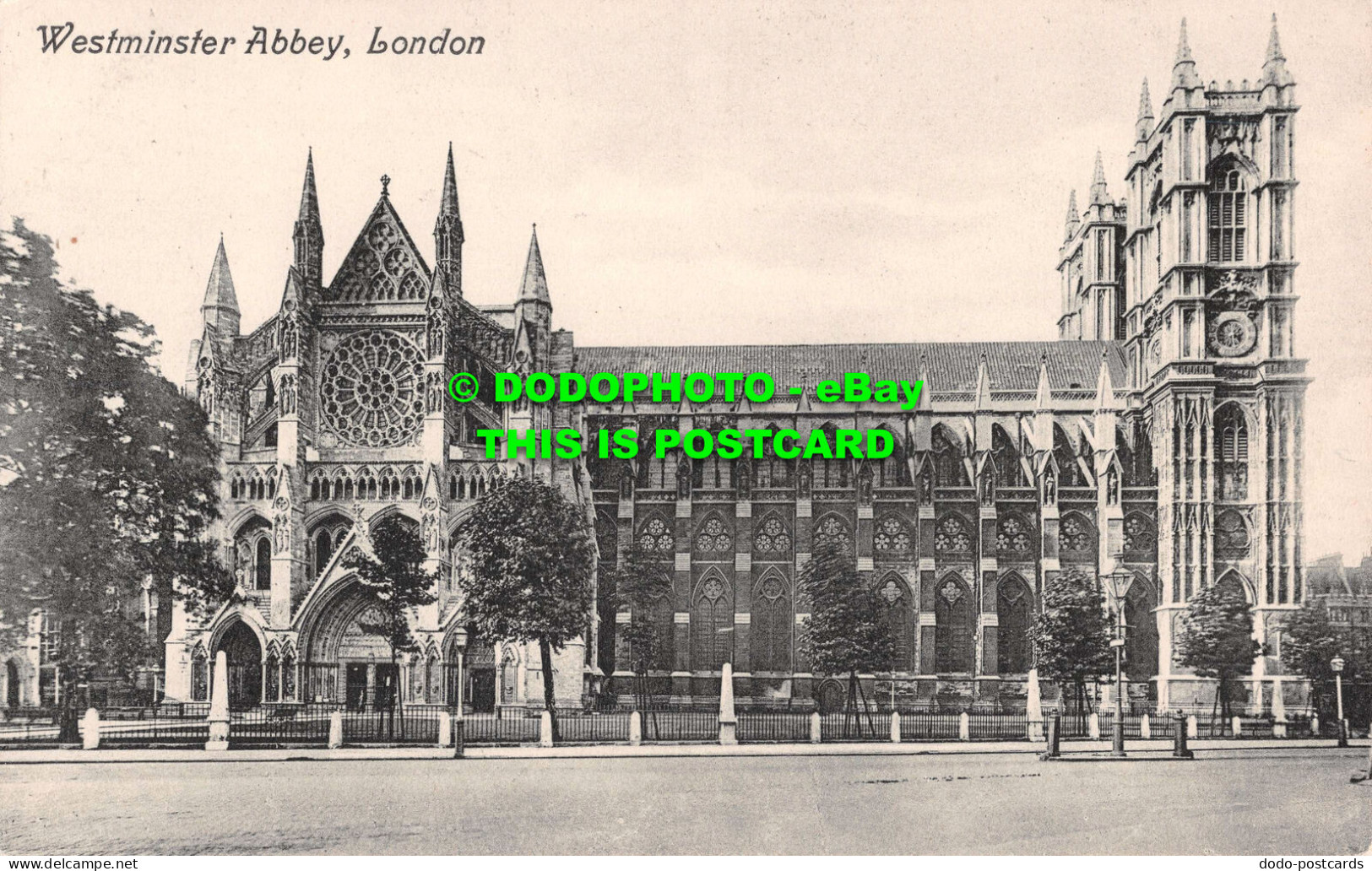 R531303 Westminster Abbey. London. Valentines Series - Andere & Zonder Classificatie