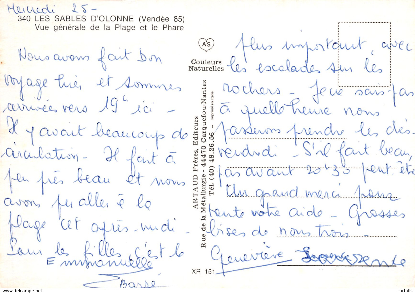 85-LES SABLES D OLONNE-N°3780-D/0155 - Sables D'Olonne