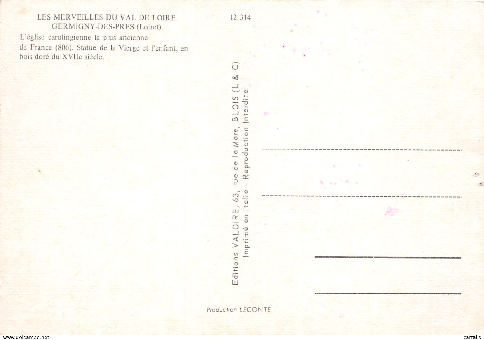 45-GERMIGNY DES PRES-N°3780-C/0385 - Other & Unclassified