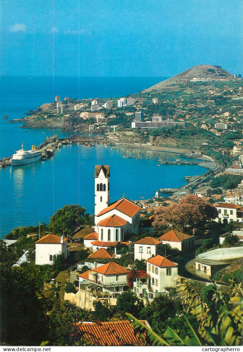 Navigation Sailing Vessels & Boats Themed Postcard Madeira Funchal - Voiliers