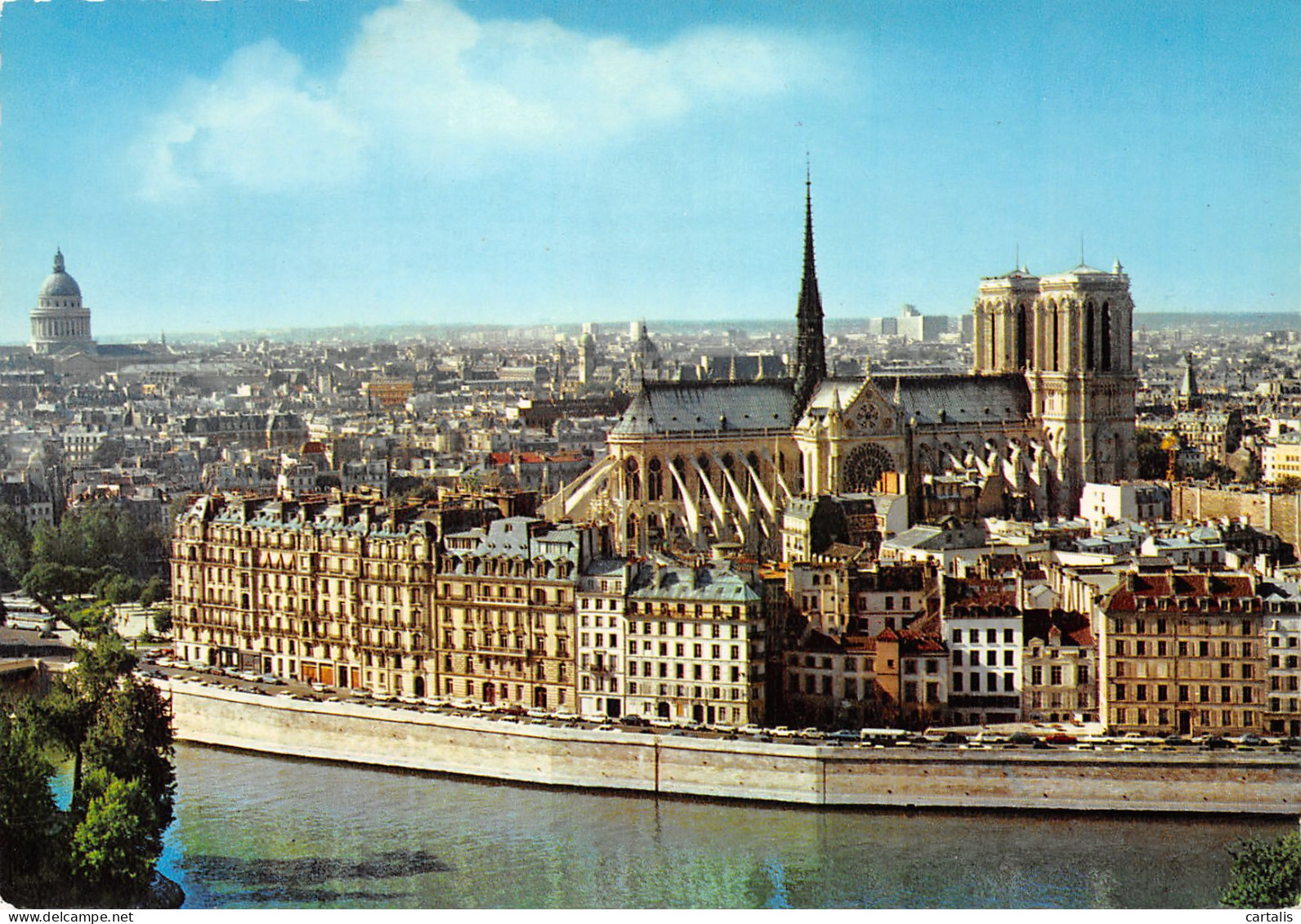 75-PARIS LA CATHEDRALE NOTRE DAME-N°3780-C/0137 - Notre Dame Von Paris