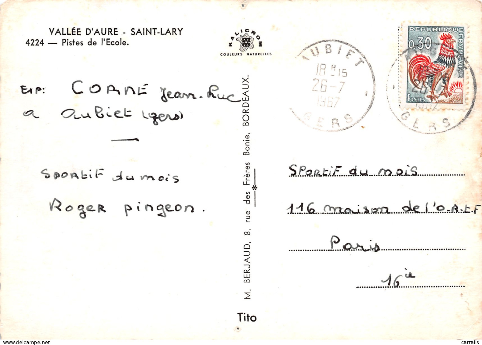 65-SAINT LARY-N°3780-C/0069 - Other & Unclassified