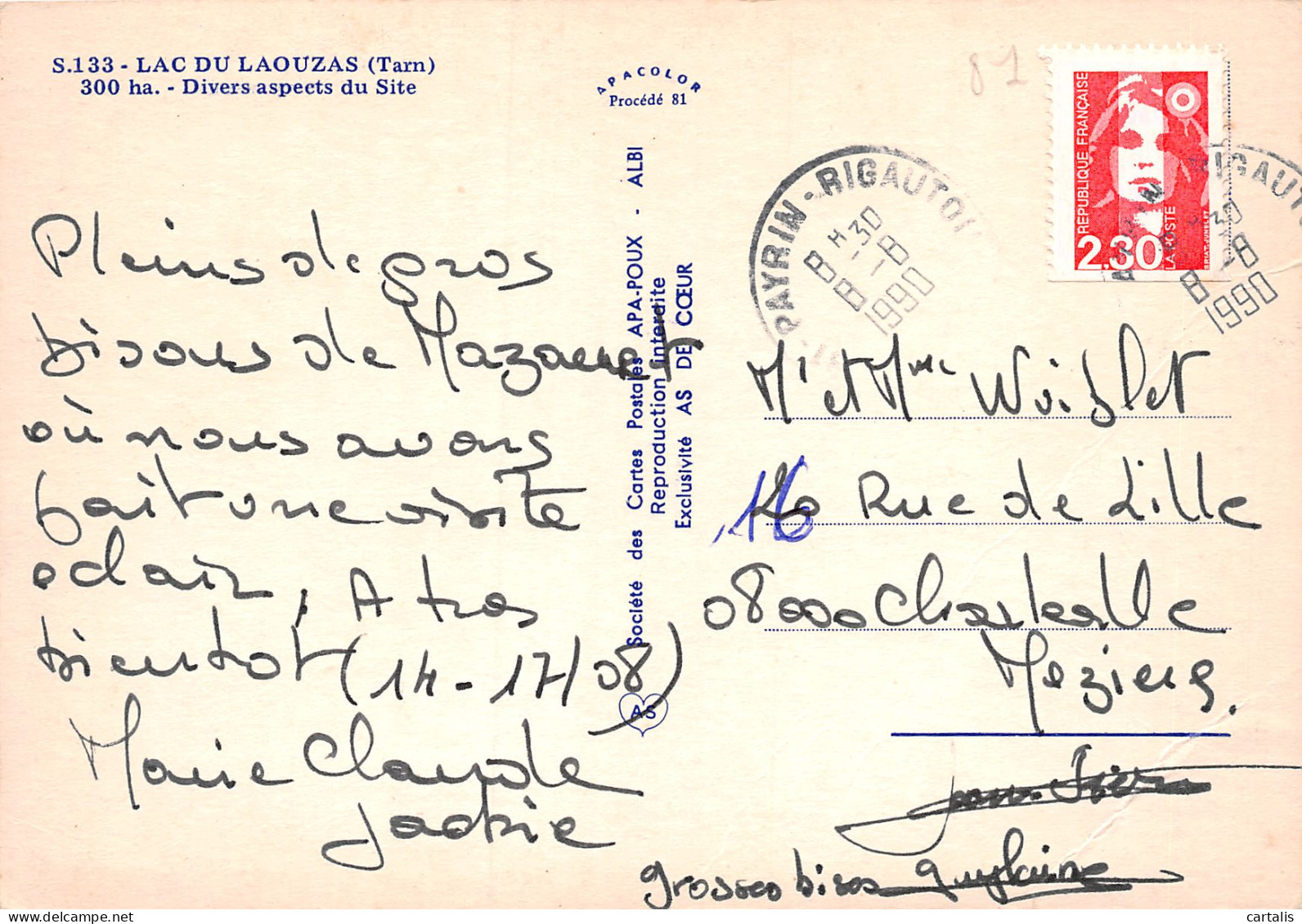 81-LAC DU LAOUZAS-N°3780-C/0023 - Other & Unclassified