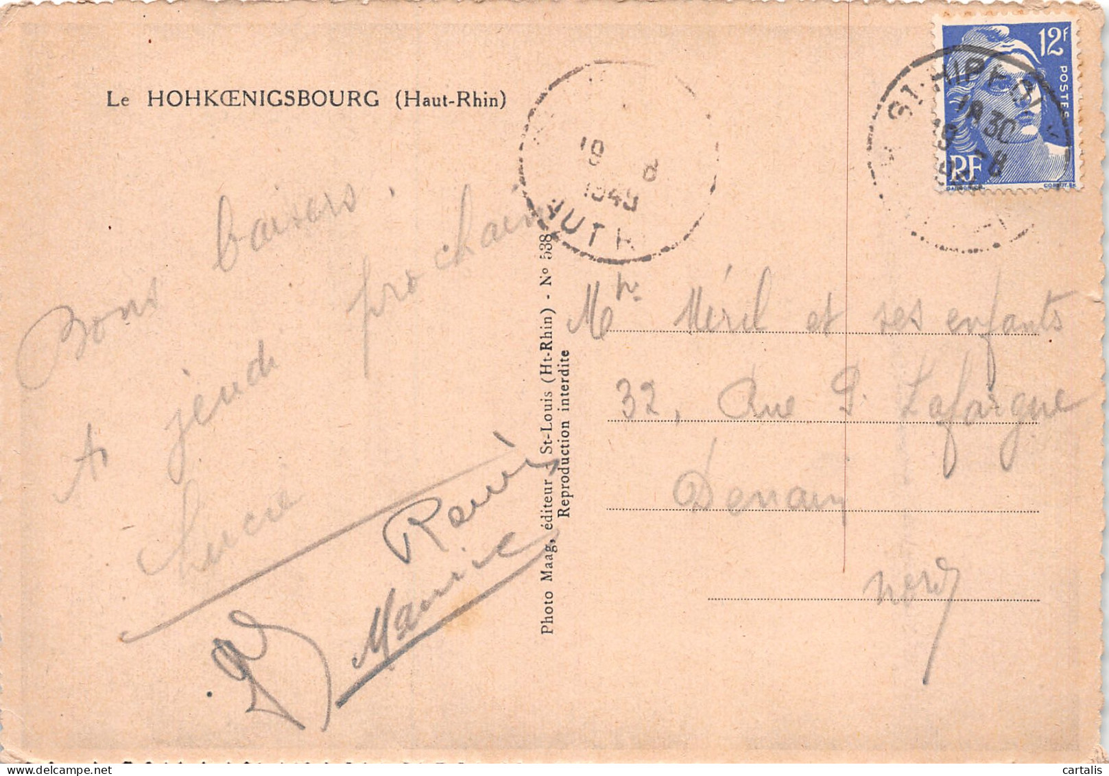 67-HAUT KOENIGSBOURG-N°3780-B/0357 - Sonstige & Ohne Zuordnung