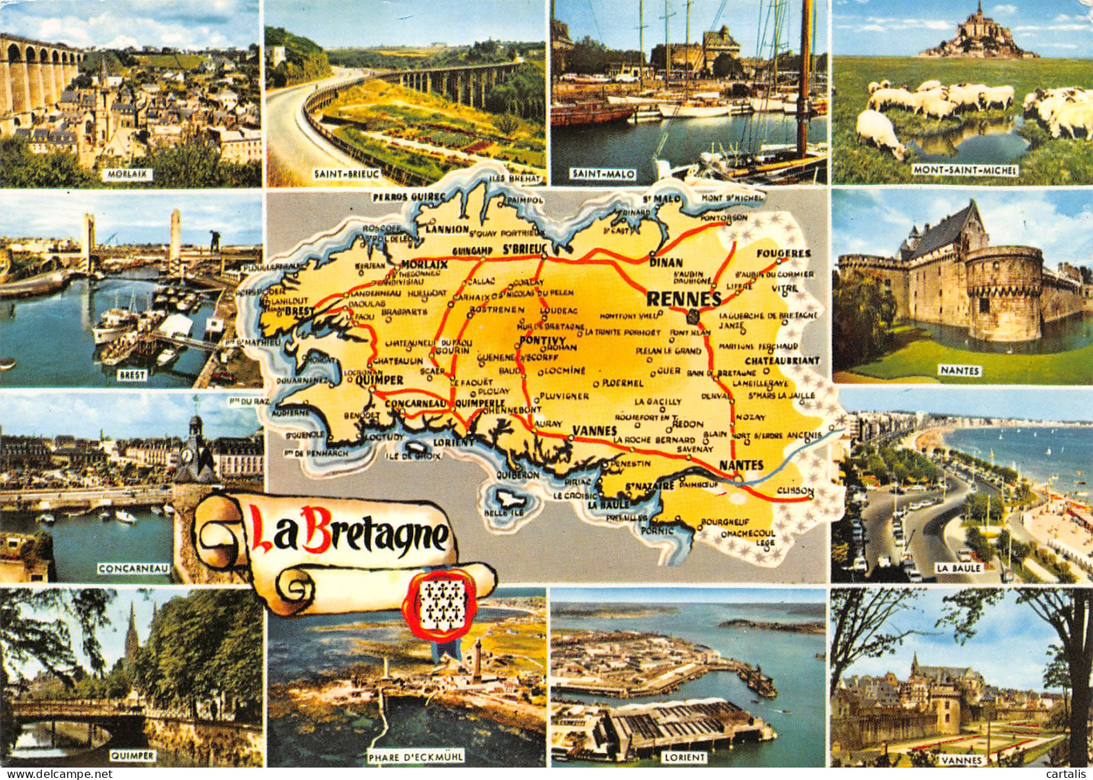 35-LA BRETAGNE MULTI VUES-N°3780-B/0317 - Andere & Zonder Classificatie