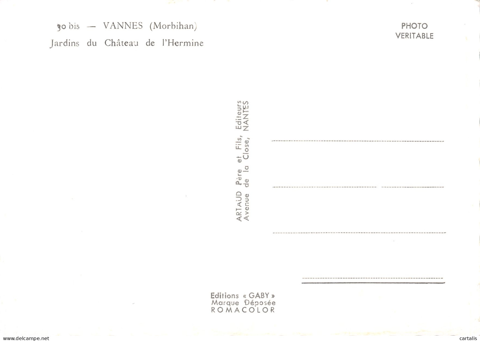 56-VANNES-N°3780-B/0175 - Vannes