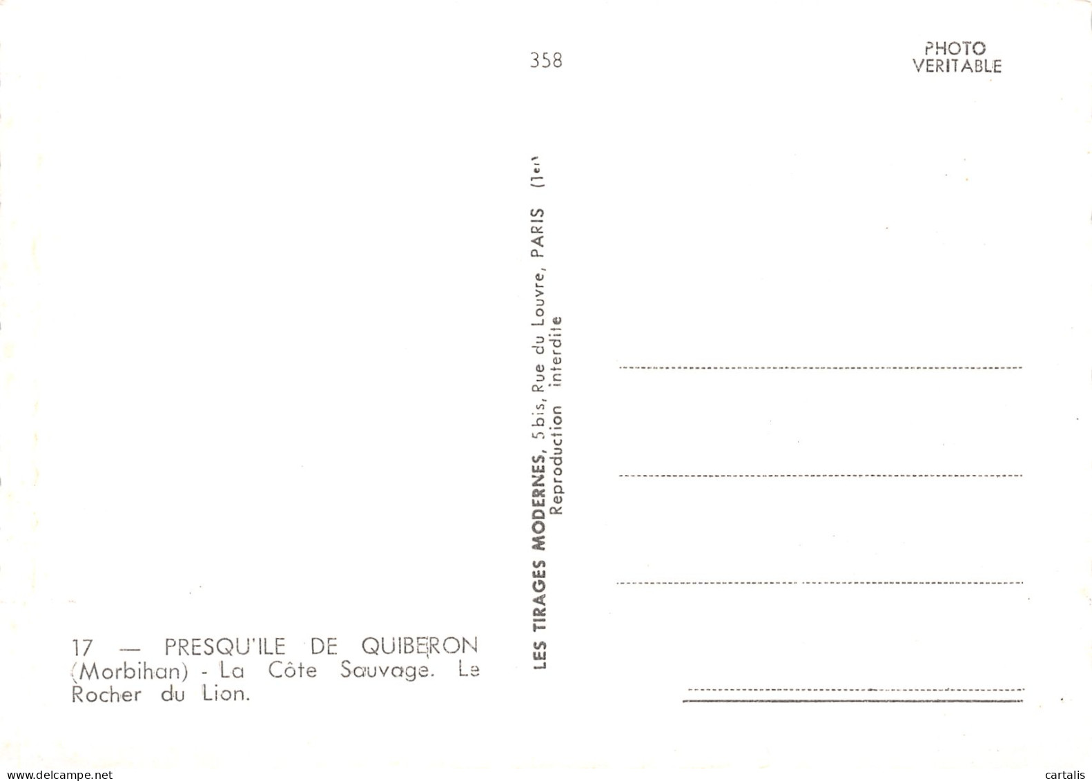 56-QUIBERON-N°3780-B/0167 - Quiberon